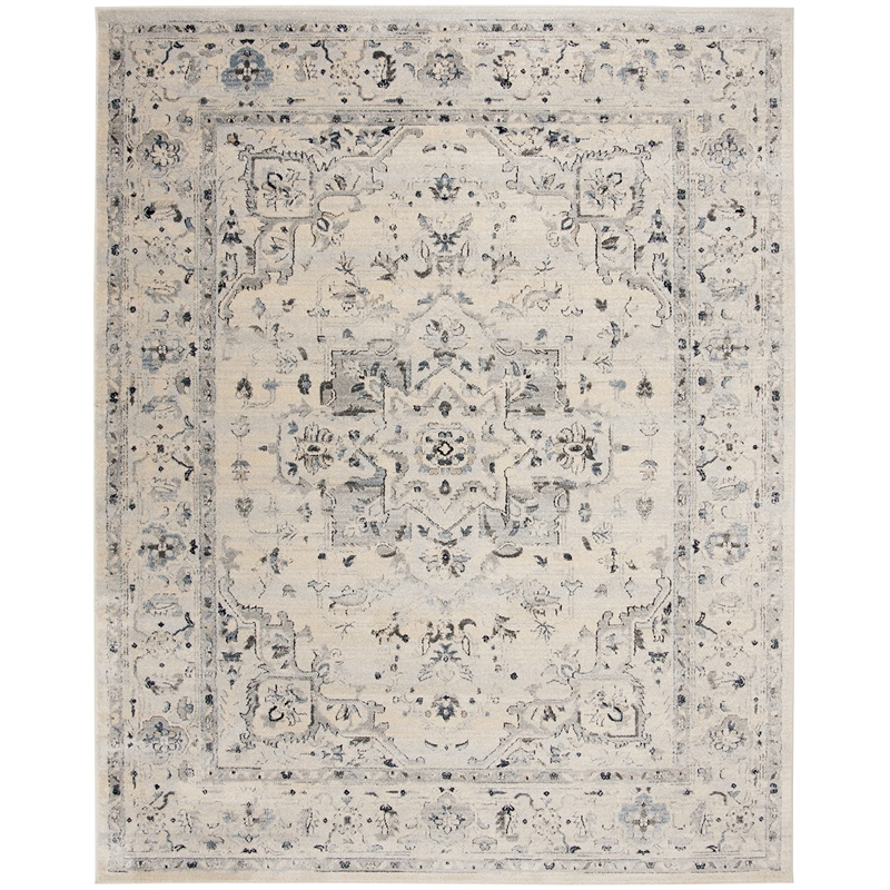 Safavieh Charleston 9' x 12' Rug in Ivory and Light Blue