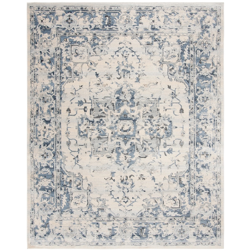 Safavieh Charleston 9' x 12' Rug in Ivory and Navy