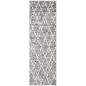 Safavieh Adirondack 2'6&quot x 10' Runner Rug in Ivory and Silver