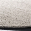 Safavieh Abstract 6' Round Hand Tufted Rug in Light Gray