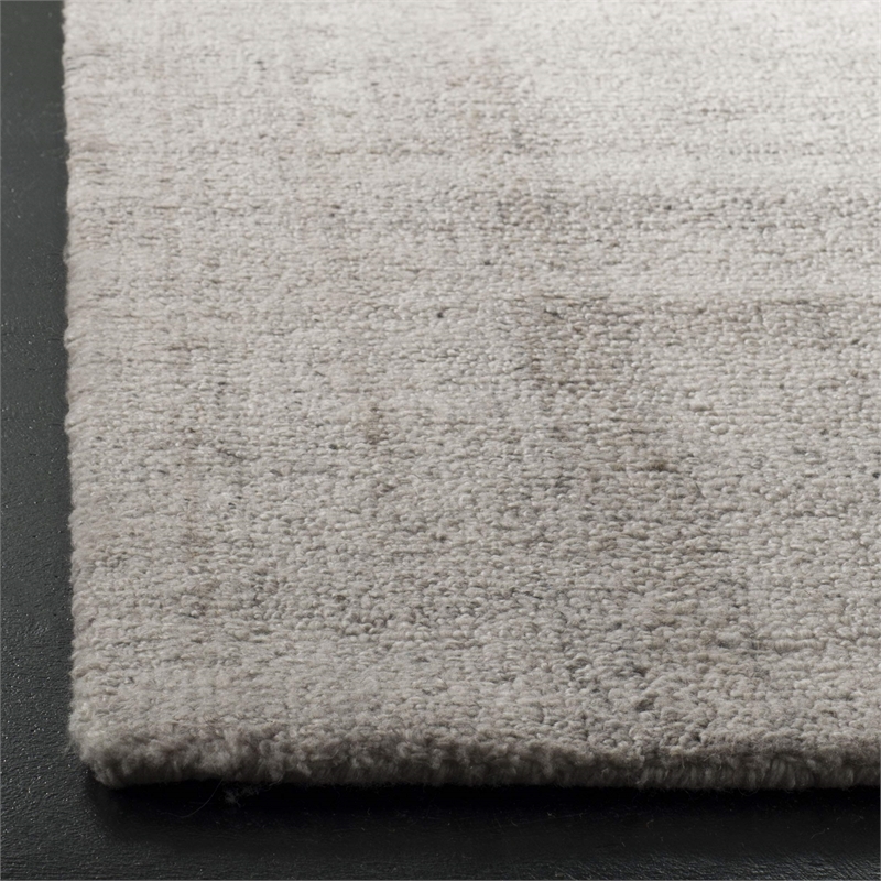 Safavieh Abstract 6' Square Hand Tufted Rug in Light Gray
