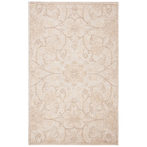 Safavieh Abstract 2'3&quot x 8' Hand Tufted Wool Runner Rug in Light Gray