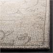Safavieh Abstract 5' x 8' Hand Tufted Wool Rug in Light Gray and Ivory