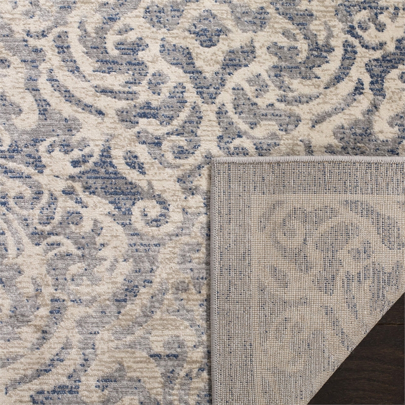 Safavieh Brentwood 4' x 6' Rug in Light Gray and Blue