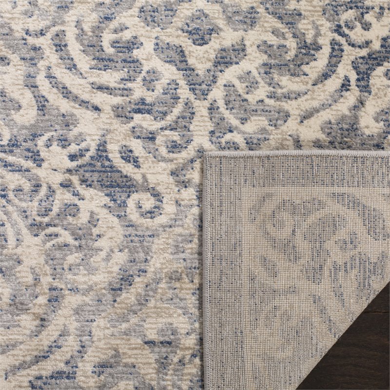 Safavieh Brentwood 9' x 12' Rug in Light Gray and Blue