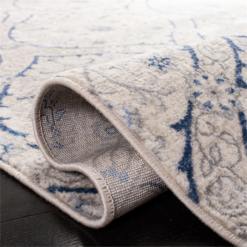 Safavieh Brentwood 9' x 12' Rug in Light Gray and Blue