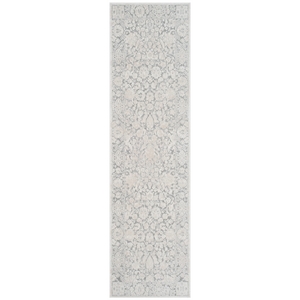 Safavieh Reflection 2'3&quot x 12' Runner Rug in Light Gray and Cream
