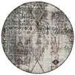 Safavieh Adirondack 6' Round Rug in Light Gray and Fuchsia