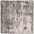 Safavieh Adirondack 6' Square Rug in Light Gray and Fuchsia
