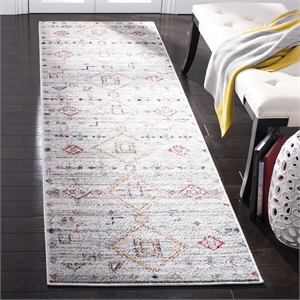 Safavieh Adirondack 2'6&quot x 8' Runner Rug in Light Gray and Gold