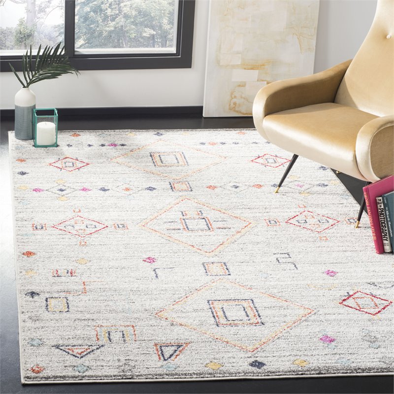 Safavieh Adirondack 3' x 5' Rug in Light Gray and Gold