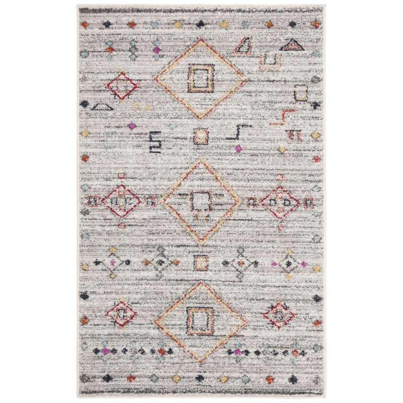 Safavieh Adirondack 3' x 5' Rug in Light Gray and Gold