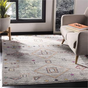 Safavieh Adirondack 4' x 6' Rug in Light Gray and Gold