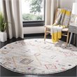 Safavieh Adirondack 6' Round Rug in Light Gray and Gold