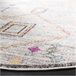 Safavieh Adirondack 6' Round Rug in Light Gray and Gold