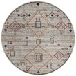 Safavieh Adirondack 6' Round Rug in Light Gray and Gold