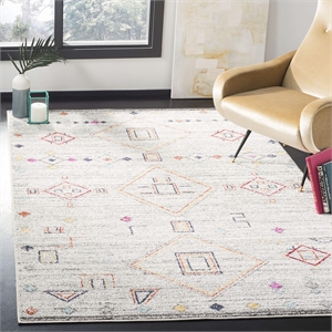 Safavieh Adirondack 6' Square Rug in Light Gray and Gold