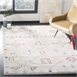 Safavieh Adirondack 6' Square Rug in Light Gray and Gold