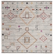 Safavieh Adirondack 6' Square Rug in Light Gray and Gold