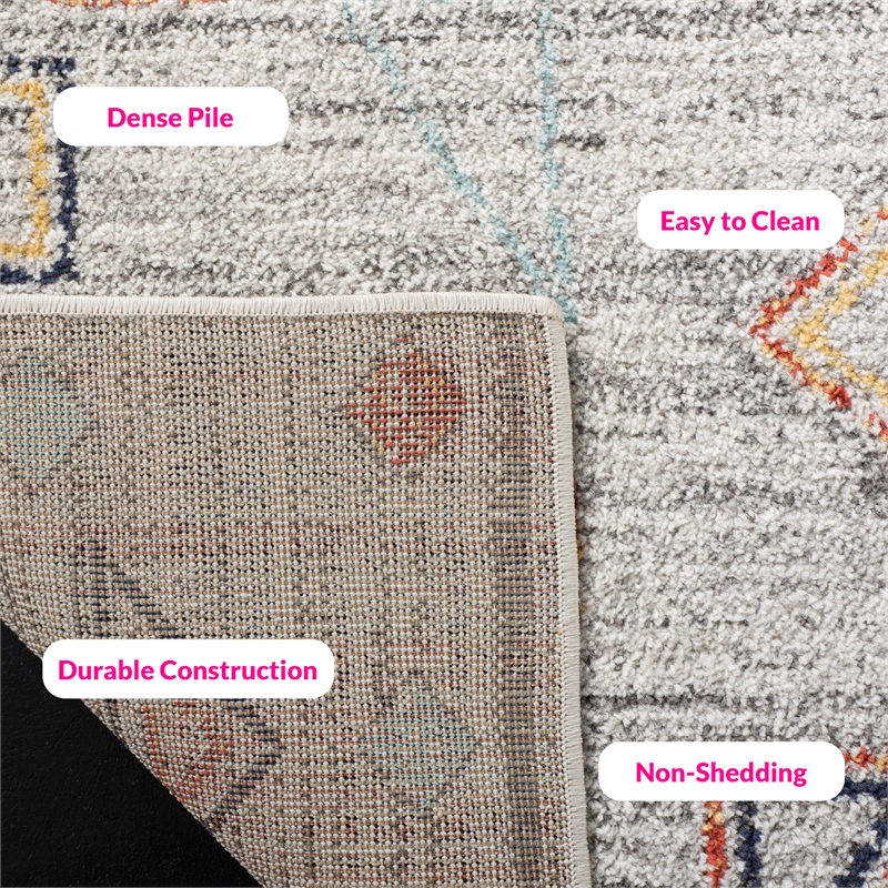Safavieh Adirondack 9' x 12' Rug in Light Gray and Gold