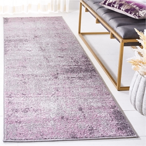 Safavieh Adirondack 2'6&quot x 10' Runner Rug in Light Gray and Purple