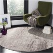 Safavieh Adirondack 4' Round Rug in Light Gray and Purple