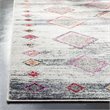 Safavieh Adirondack 8' x 10' Rug in Light Gray and Red