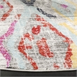 Safavieh Adirondack 8' x 10' Rug in Light Gray and Red