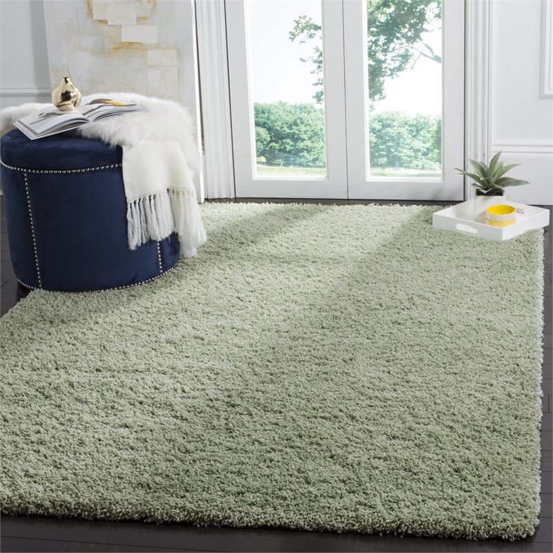 Safavieh Laguna 10' x 14' Shag Rug in Light Sage