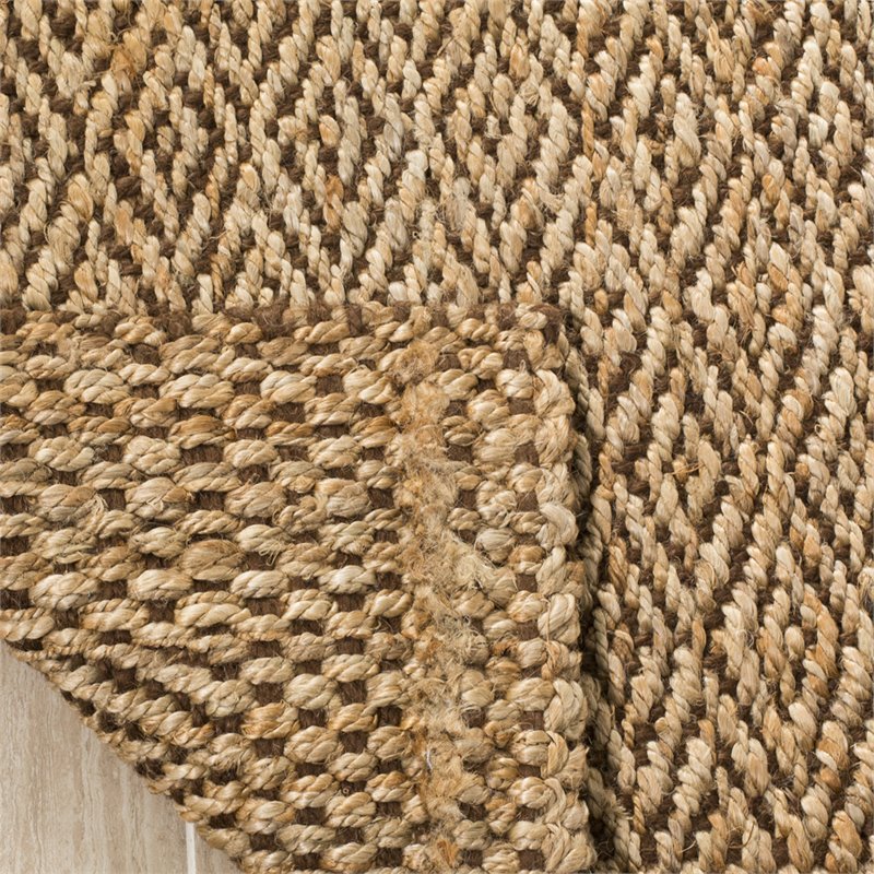 Safavieh Natural Fiber 10' x 14' Hand Woven Jute Rug in Natural