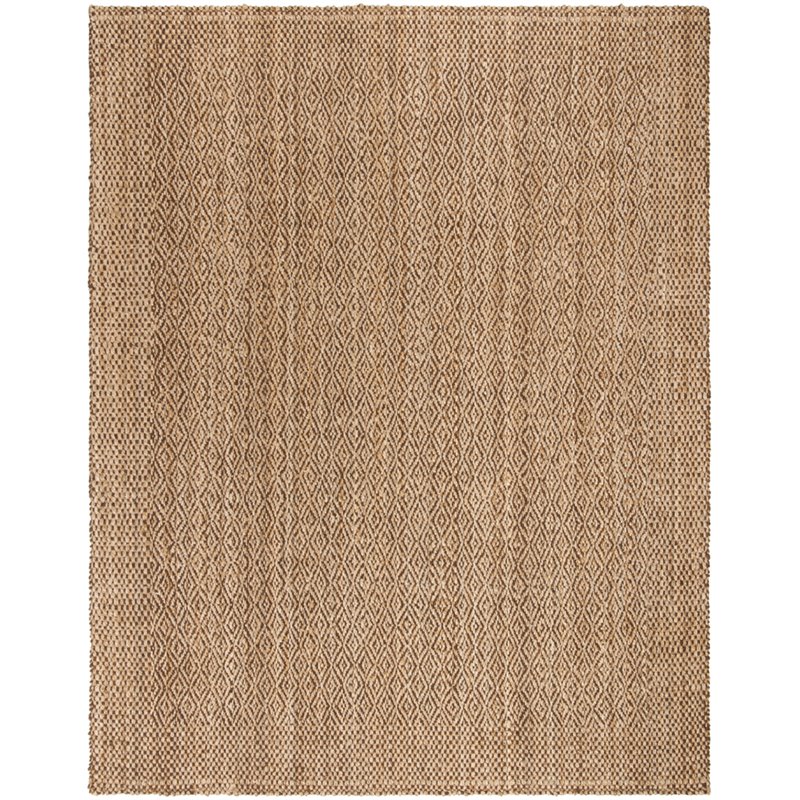 Safavieh Natural Fiber 10' x 14' Hand Woven Jute Rug in Natural