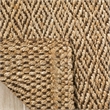 Safavieh Natural Fiber 5' Square Hand Woven Jute Rug in Natural