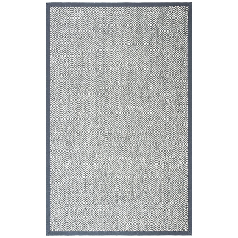 Safavieh Natural Fiber 9' x 12' Rug in Natural and Dark Gray