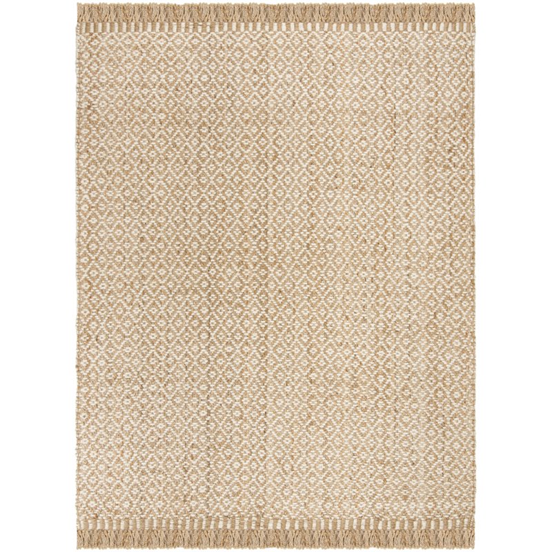 Safavieh Natural Fiber 10' x 14' Hand Woven Jute Rug in Natural