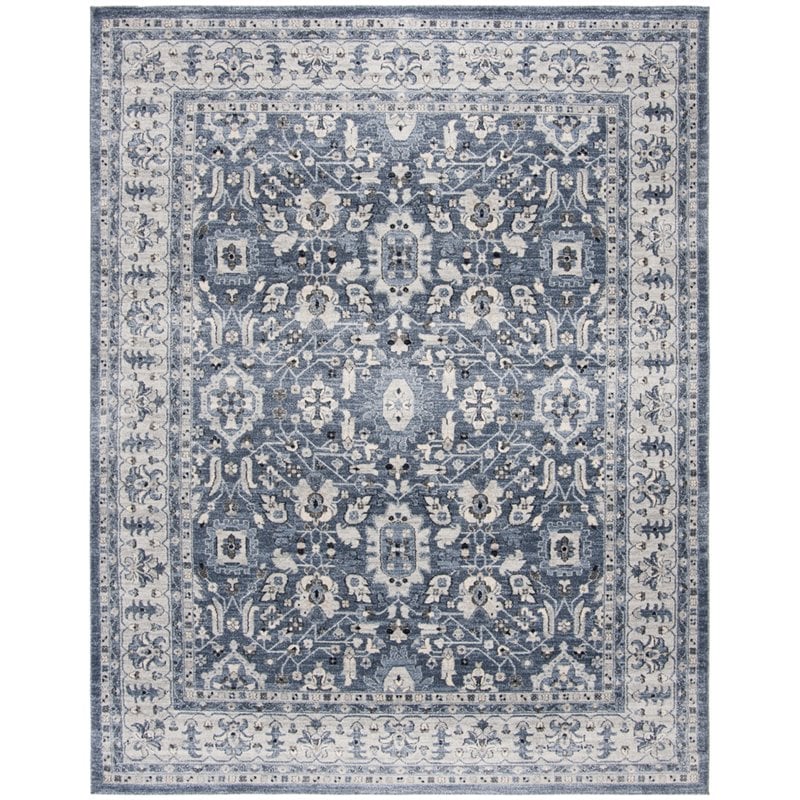 Safavieh Charleston 9' x 12' Rug in Navy and Cream