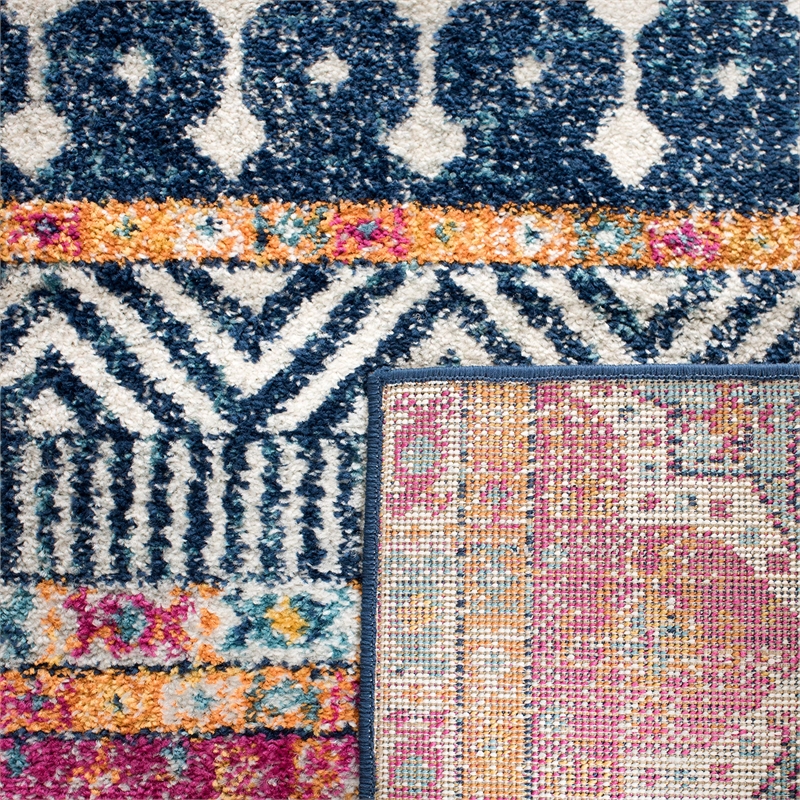 Safavieh Madison 10' x 14' Rug in Navy and Ivory