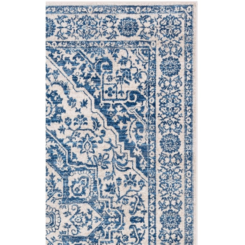 Safavieh Brentwood 8' x 10' Rug in Navy and Light Gray