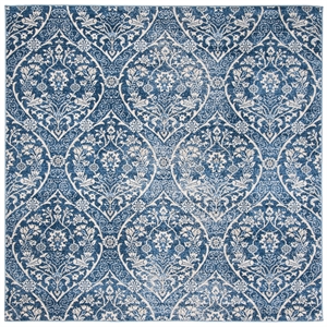 Safavieh Brentwood 6'7&quot Square Rug in Navy and Light Gray