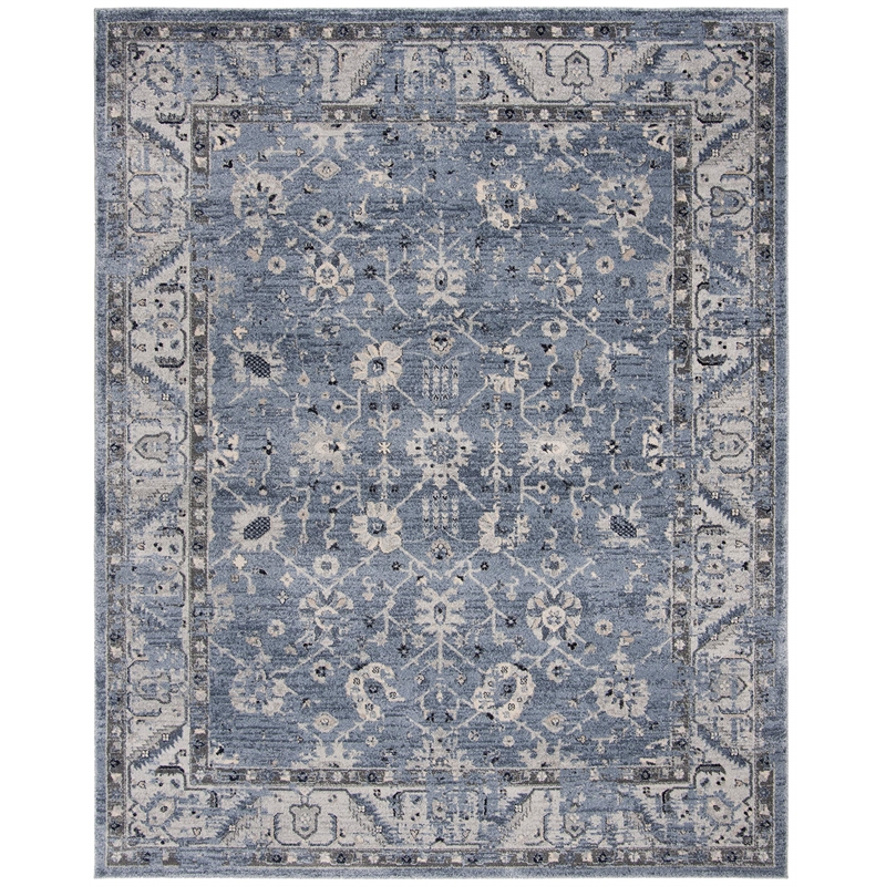Safavieh Charleston 8' x 10' Rug in Navy and Light Gray