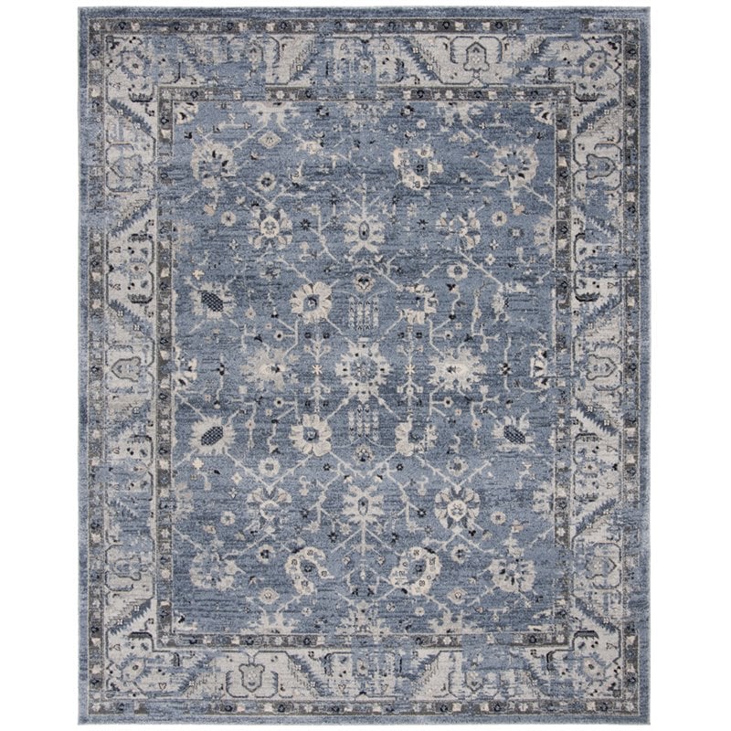 Safavieh Charleston 9' x 12' Rug in Navy and Light Gray