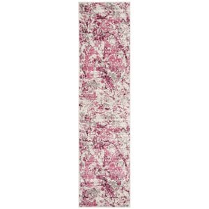 Safavieh Skyler 2' x 10' Runner Rug in Pink and Ivory
