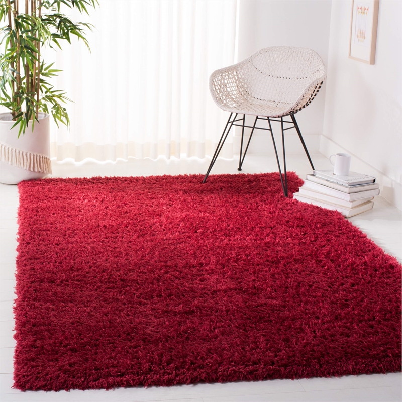 Safavieh Madrid 8' x 10' Shag Rug in Red