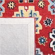 Safavieh Heritage 3' x 5' Hand Tufted Wool Rug in Red and Blue