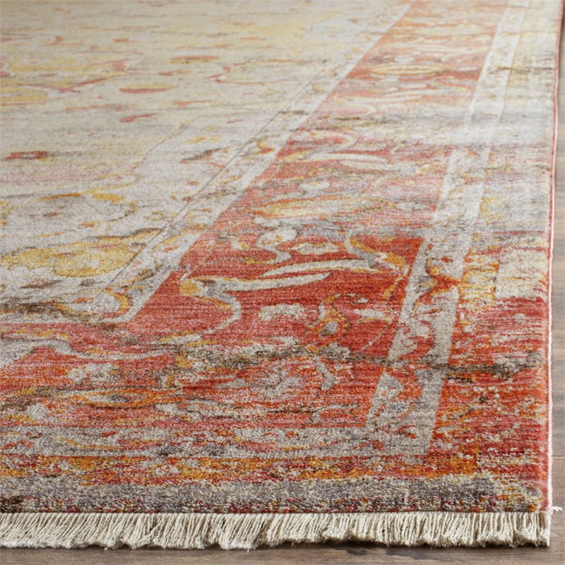 Safavieh Vintage 10' x 13' Rug in Saffron and Cream