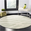 Safavieh Adirondack 4' Round Rug in Sage and Cream