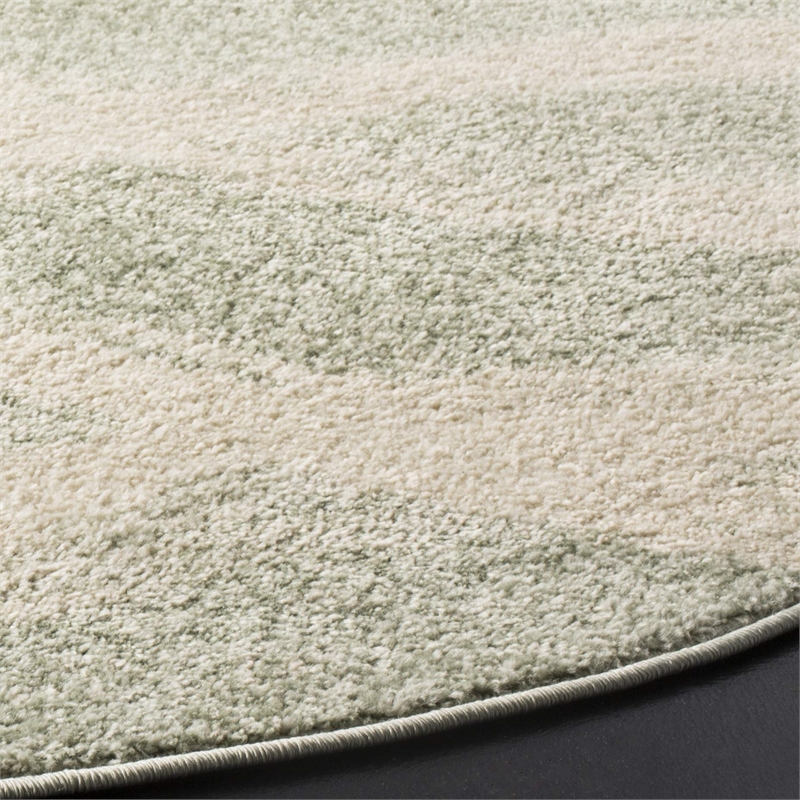 Safavieh Adirondack 4' Round Rug in Sage and Cream