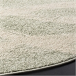 Safavieh Adirondack 4' Round Rug in Sage and Cream
