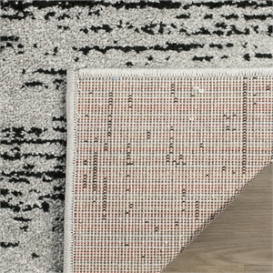 Safavieh Adirondack 2'6&quot x 16' Runner Rug in Silver and Black