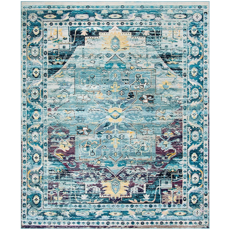 Safavieh Crystal 12' x 18' Rug in Teal and Purple