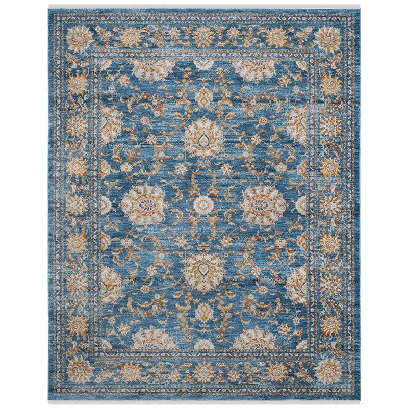 Safavieh Vintage 10' x 13' Rug in Turquoise and Ivory